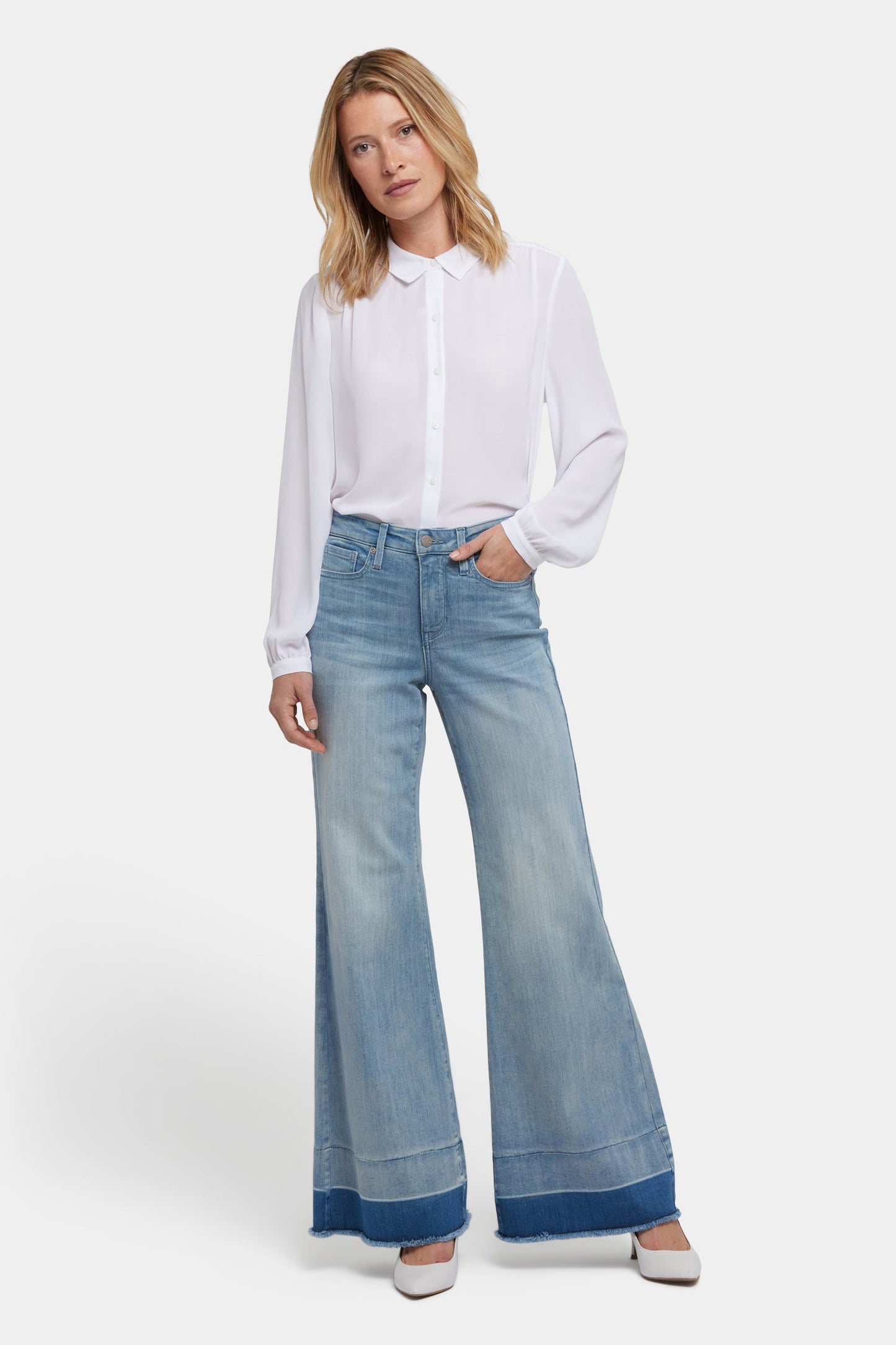Mia Palazzo Jeans - Light Paradise