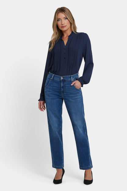 Brooke Loose Straight Jeans - Opera Blue