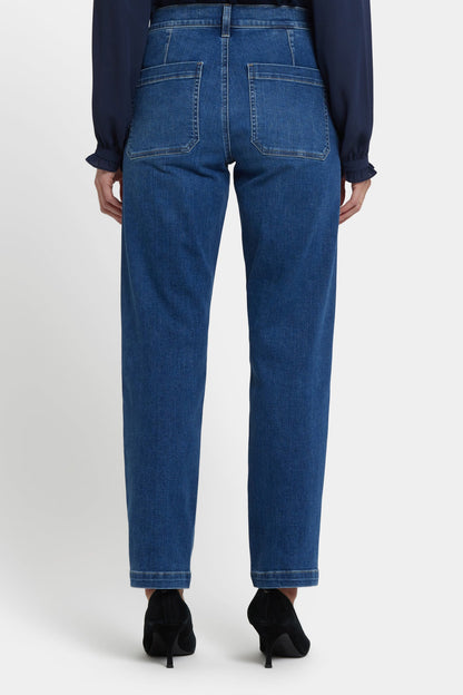 Brooke Loose Straight Jeans - Opera Blue