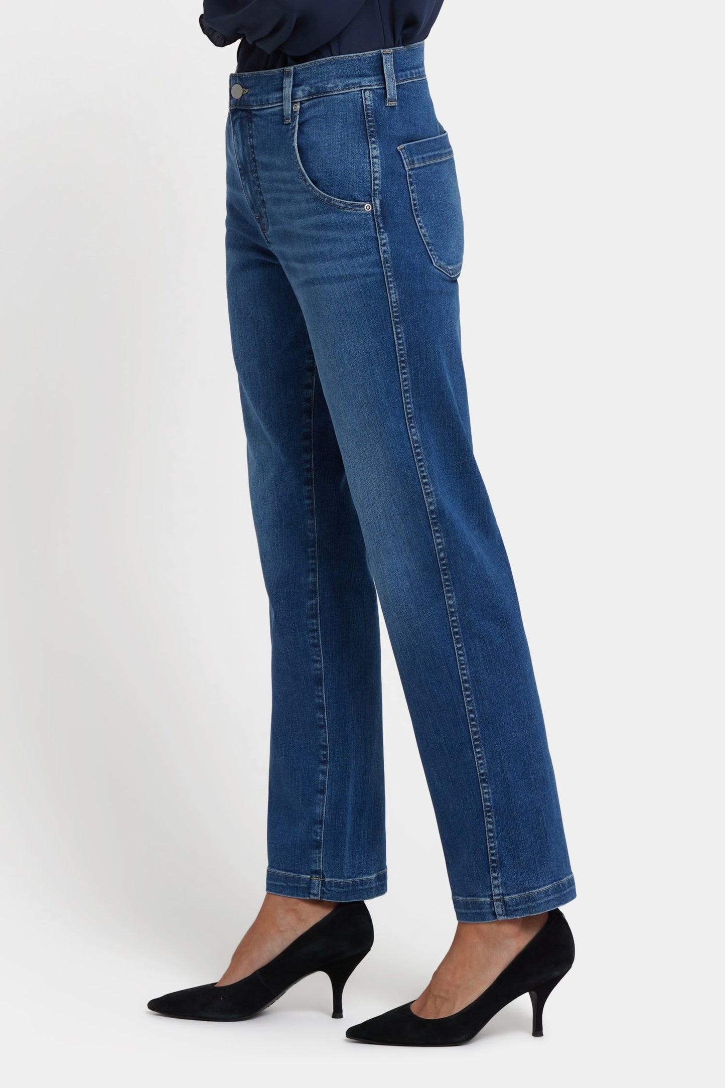 Brooke Loose Straight Jeans - Opera Blue