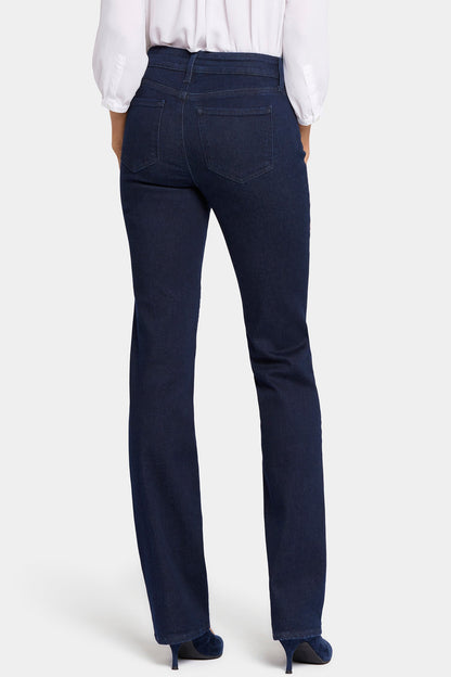 Marilyn Straight Jeans In Long Inseam - Rinse