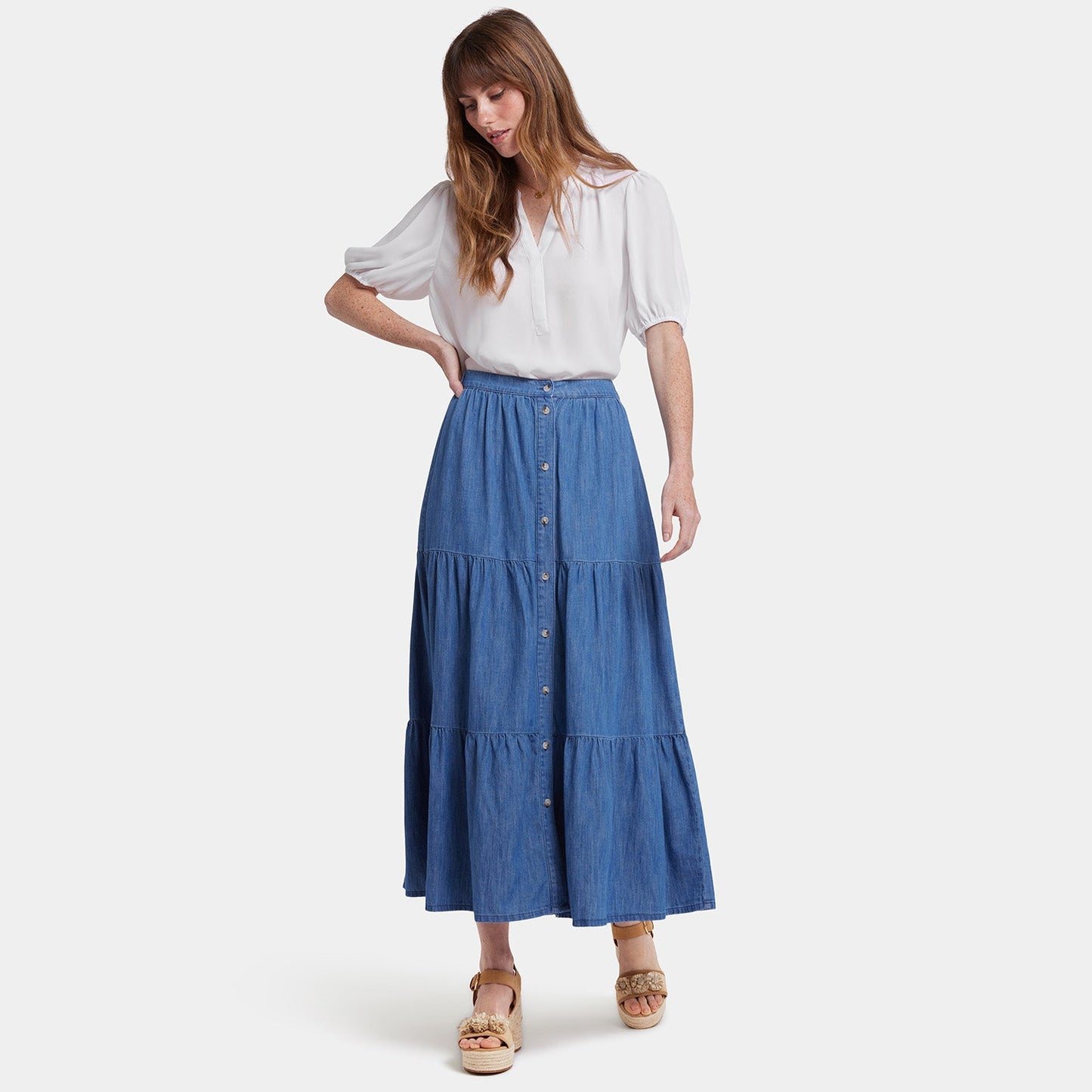 Tiered Maxi Skirt - Everly