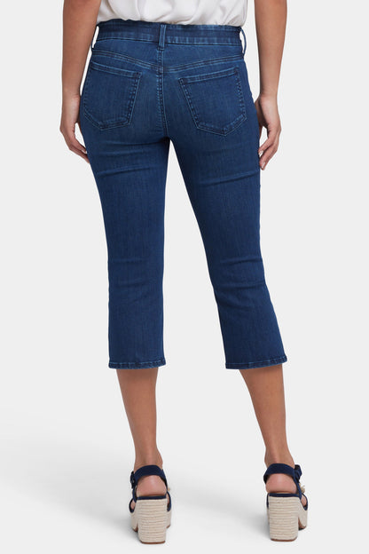 Waist-Match™ Marilyn Straight Crop Jeans - Ibiza Blues