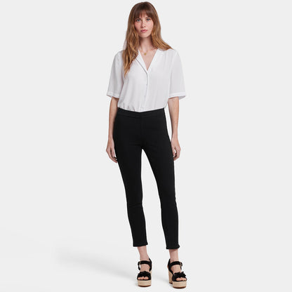 Ami Skinny Ankle Pull-On Jeans - Overdye Black