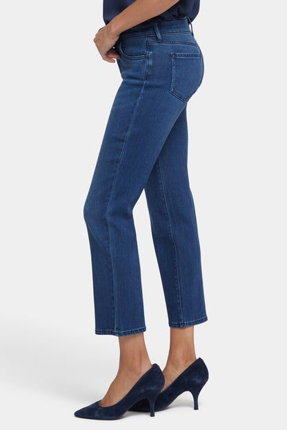 Marilyn Straight Ankle Jeans - Ibiza Blues