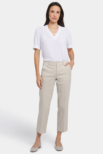 Marilyn Straight Ankle Pants - Feather