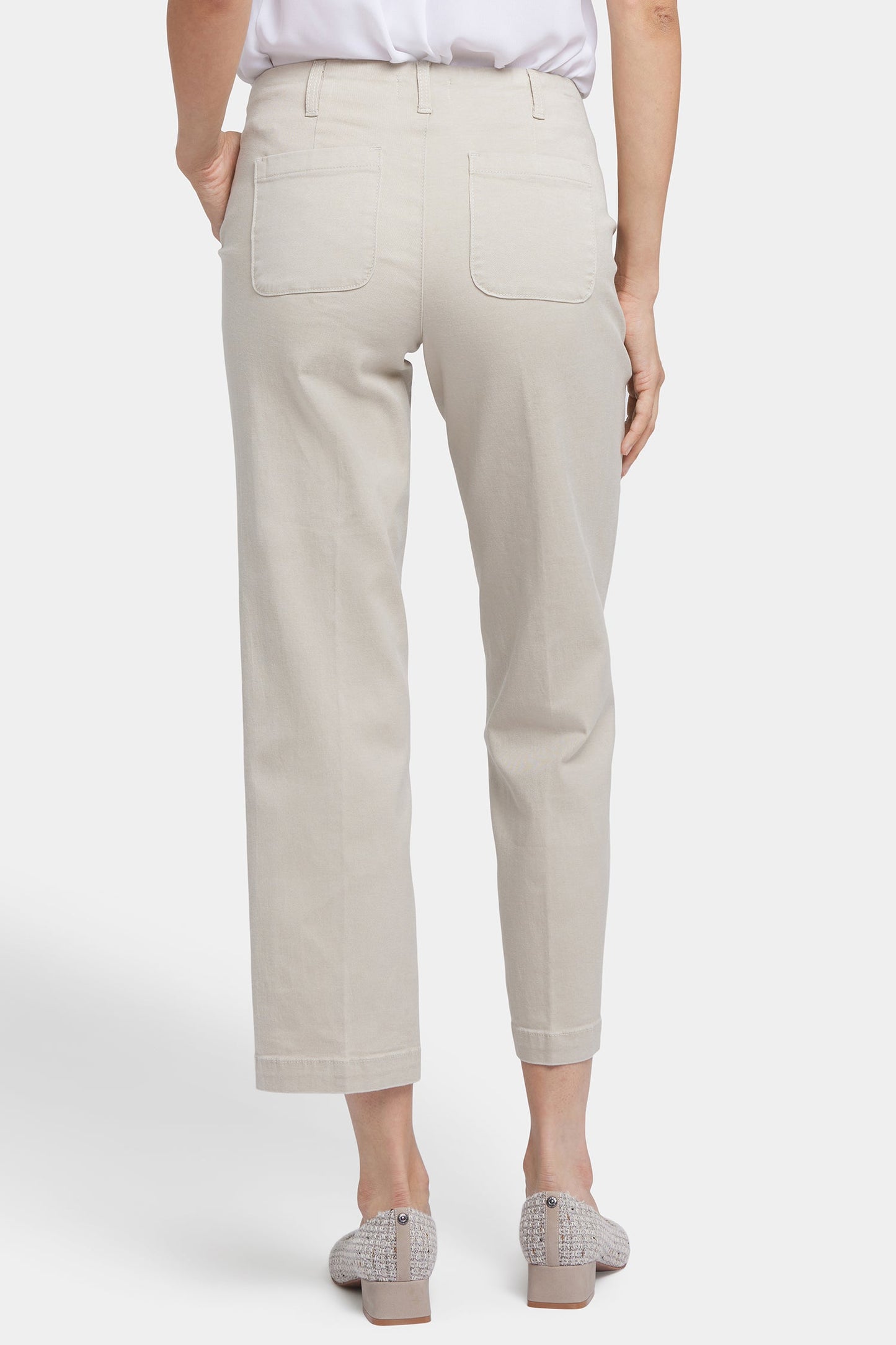 Marilyn Straight Ankle Pants - Feather