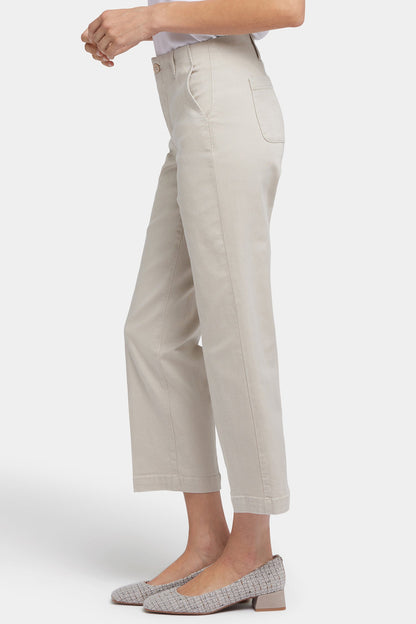 Marilyn Straight Ankle Pants - Feather
