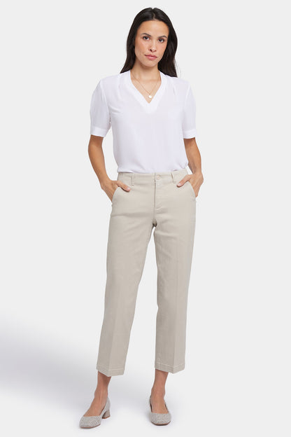 Marilyn Straight Ankle Pants - Feather