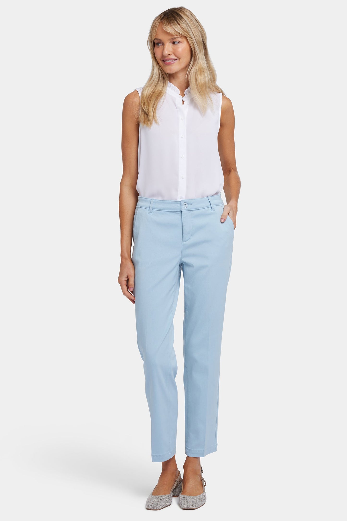 Sadie Slim Pants - Aquatic