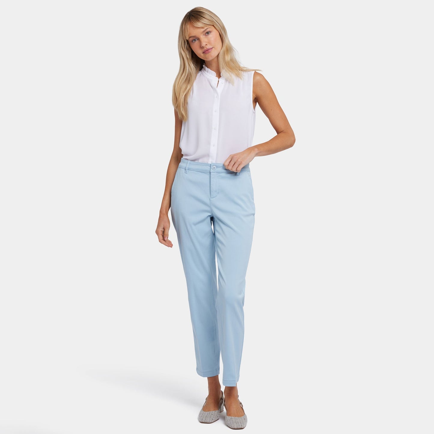 Sadie Slim Pants - Aquatic