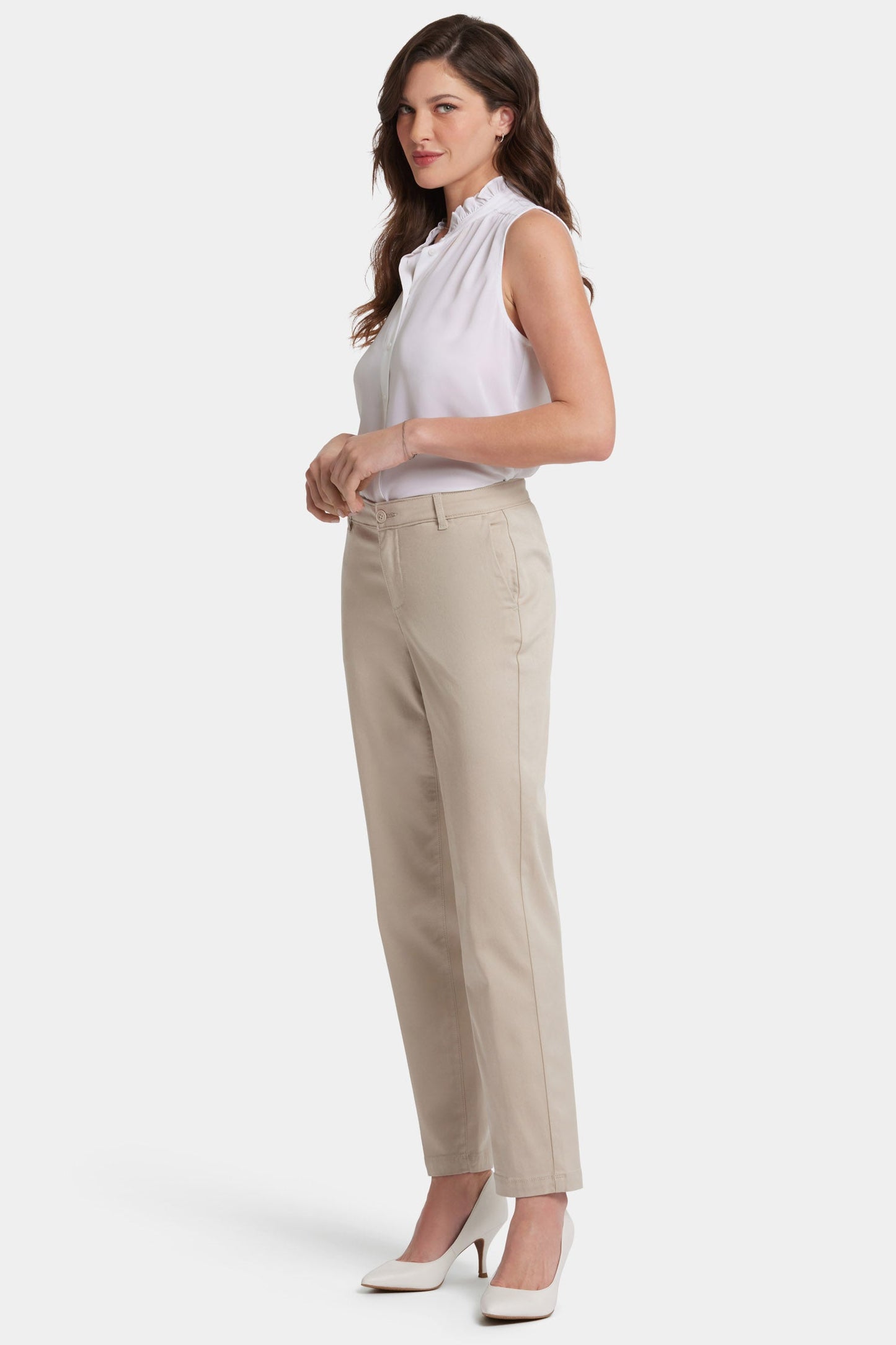 Sadie Slim Pants - Feather