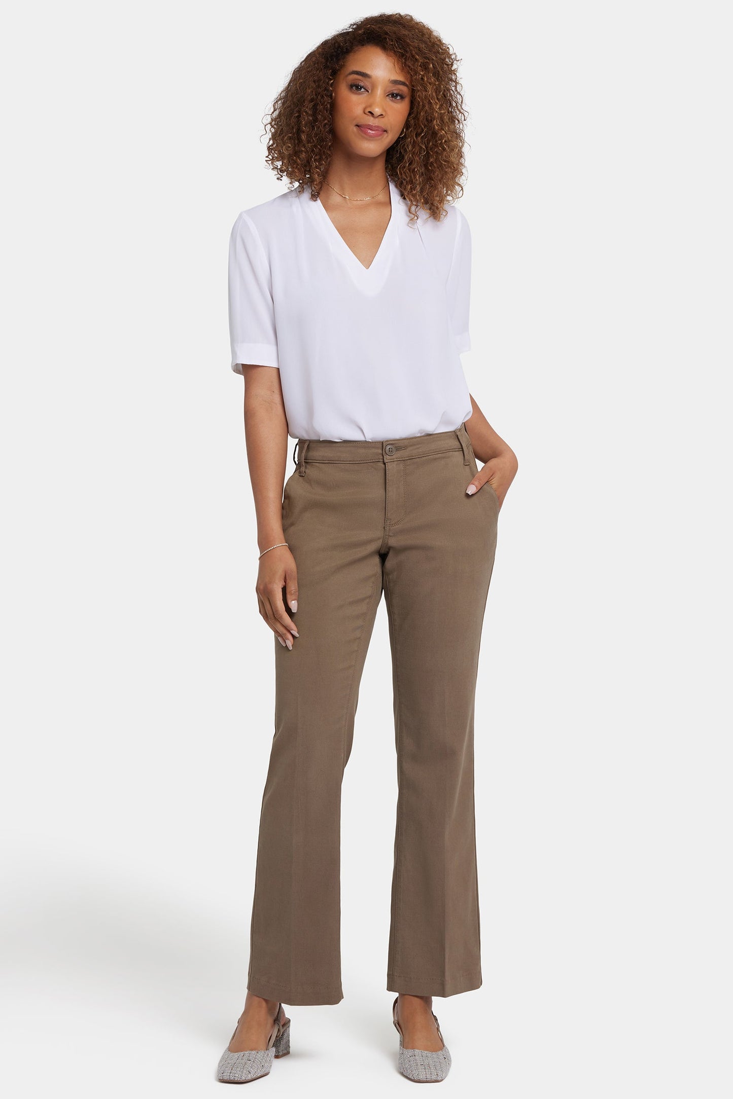 Barbara Bootcut Trouser Pants - Incense