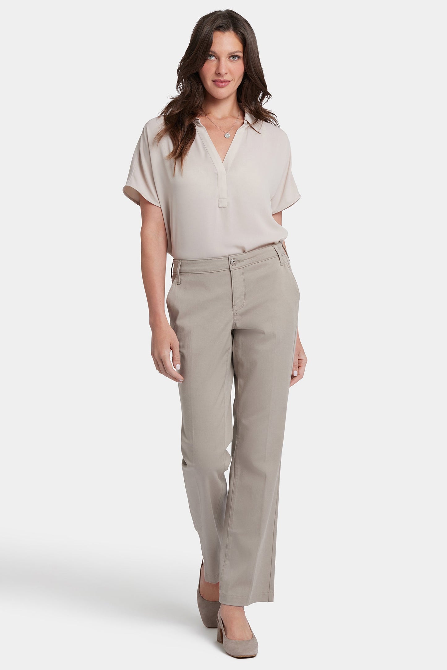 Barbara Bootcut Trouser Pants - Saddlewood