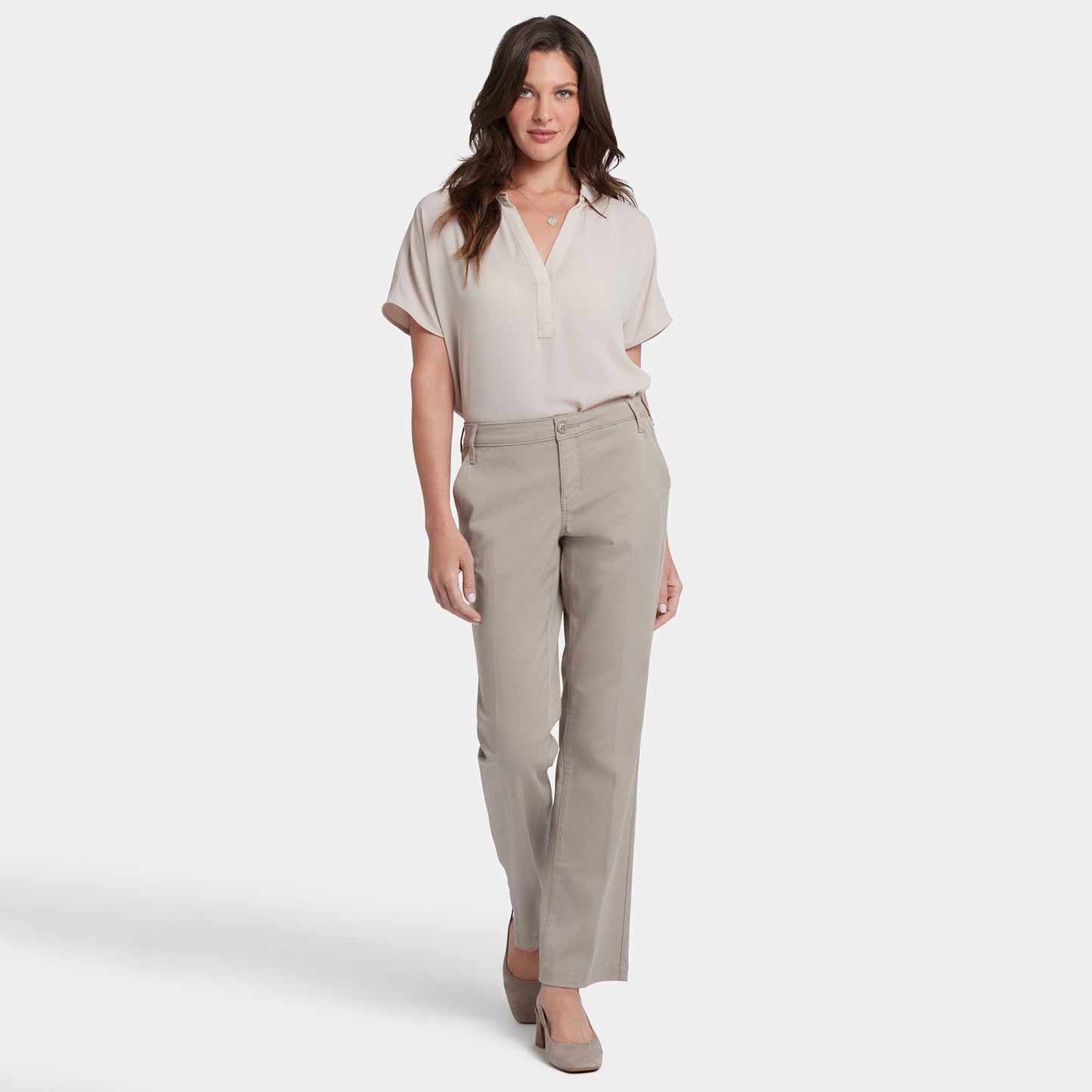 Barbara Bootcut Trouser Pants - Saddlewood