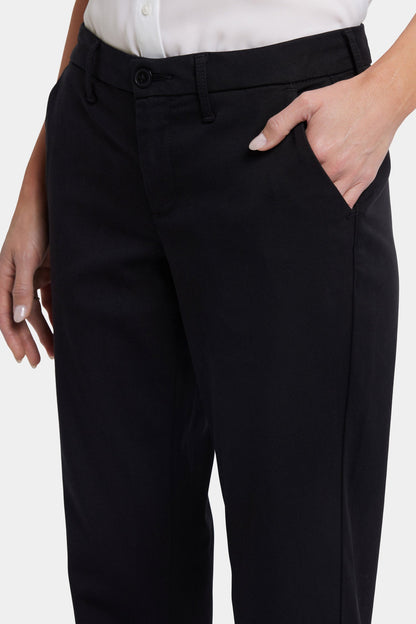 Sheri Slim Trouser Pants - Black