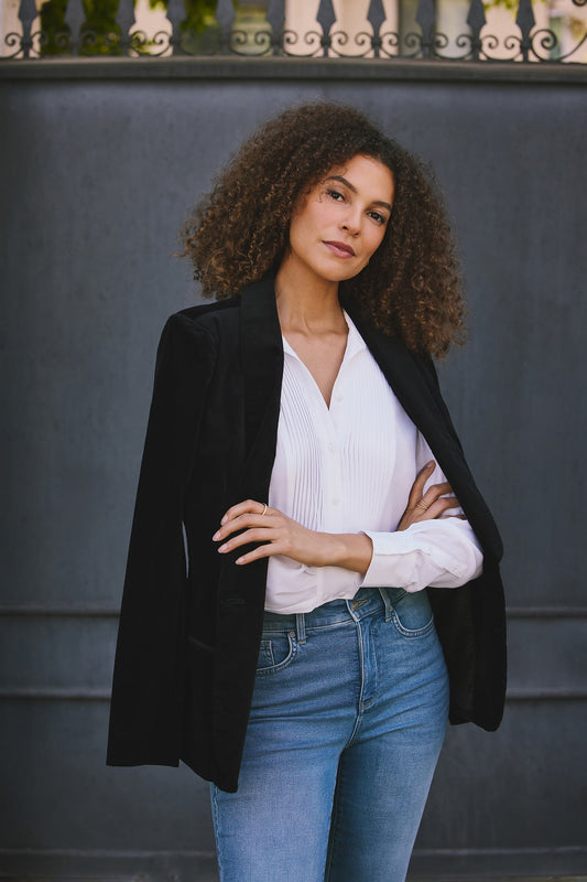 Tuxedo Jacket - Black