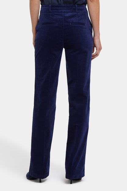 Straight Trouser Pants - Dark Sapphire