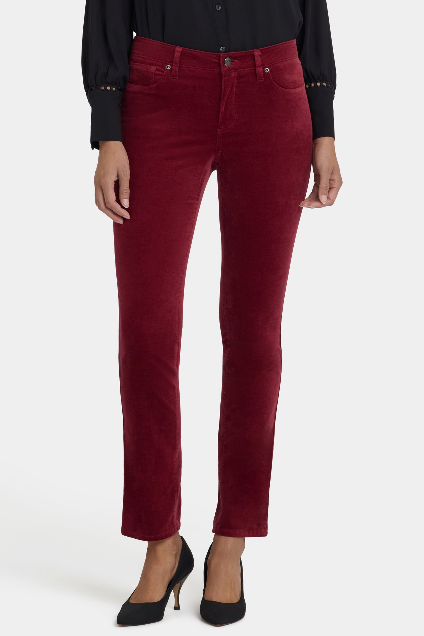 Sheri Slim Pants - Wild Currant