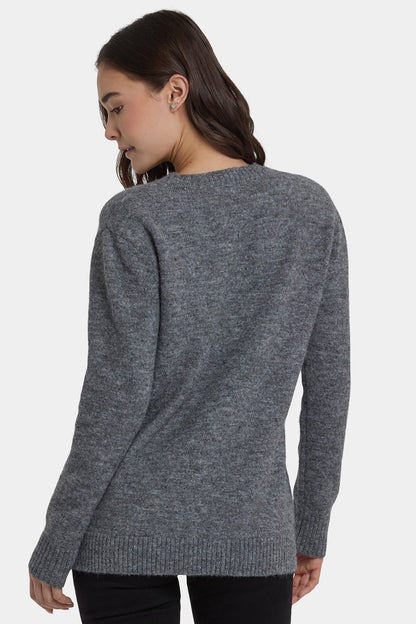 Crystal Cardigan - Charcoal Heather