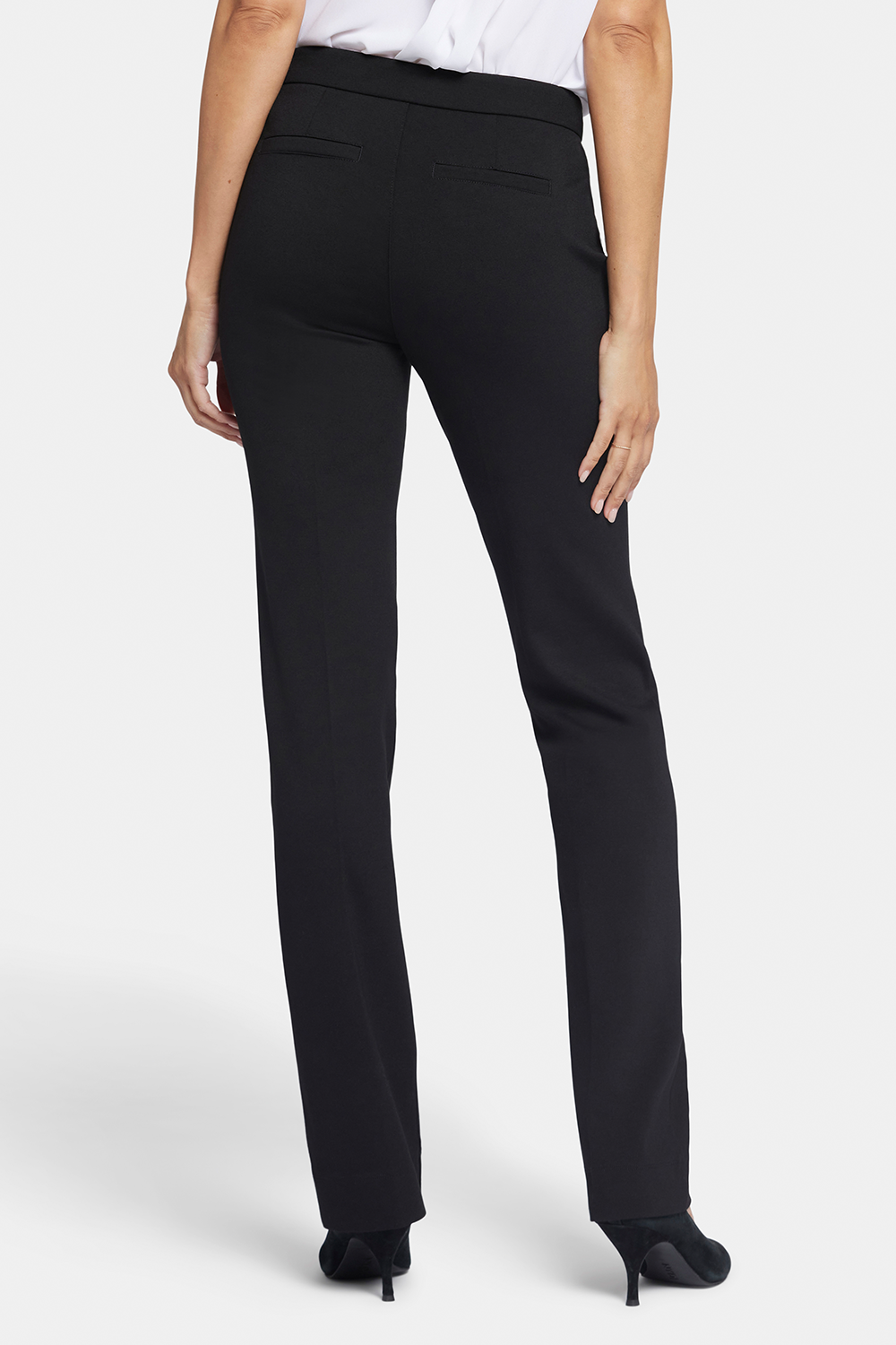 Slim Trouser Pants In Petite - Black