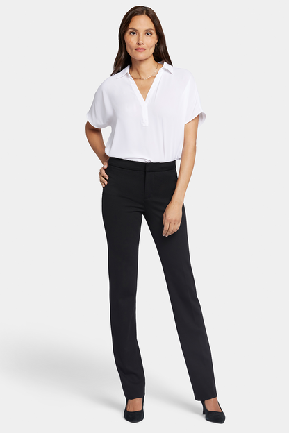 Slim Trouser Pants In Petite - Black