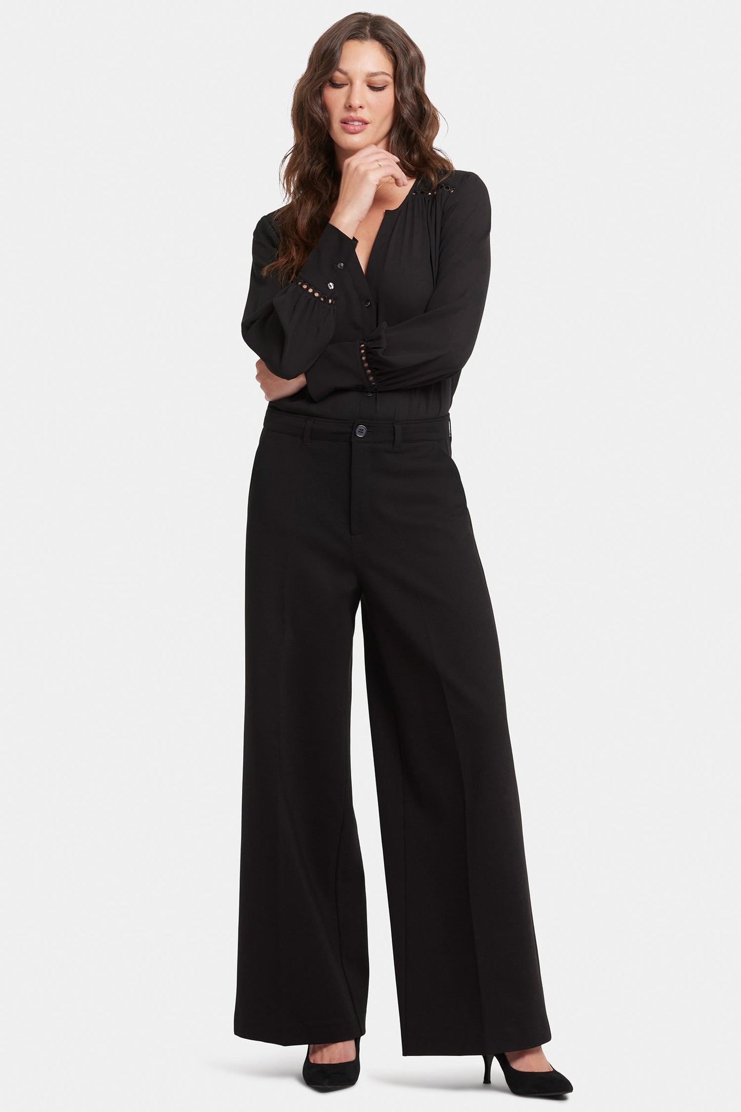 Whitney Trouser Pants In Petite - Black