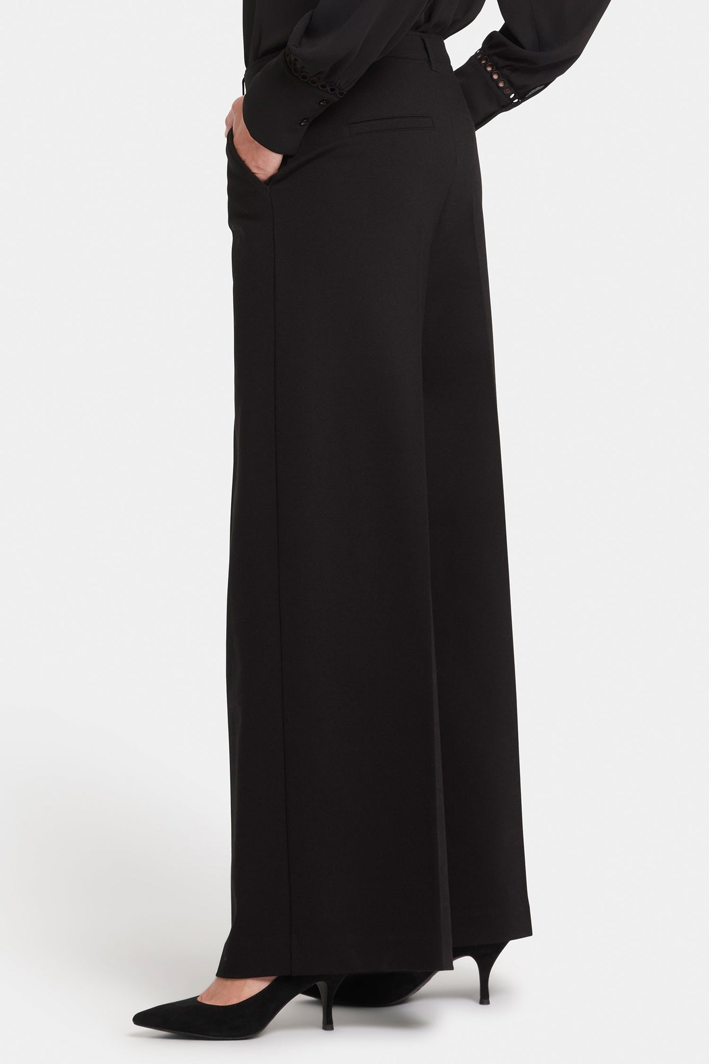 Whitney Trouser Pants In Petite - Black
