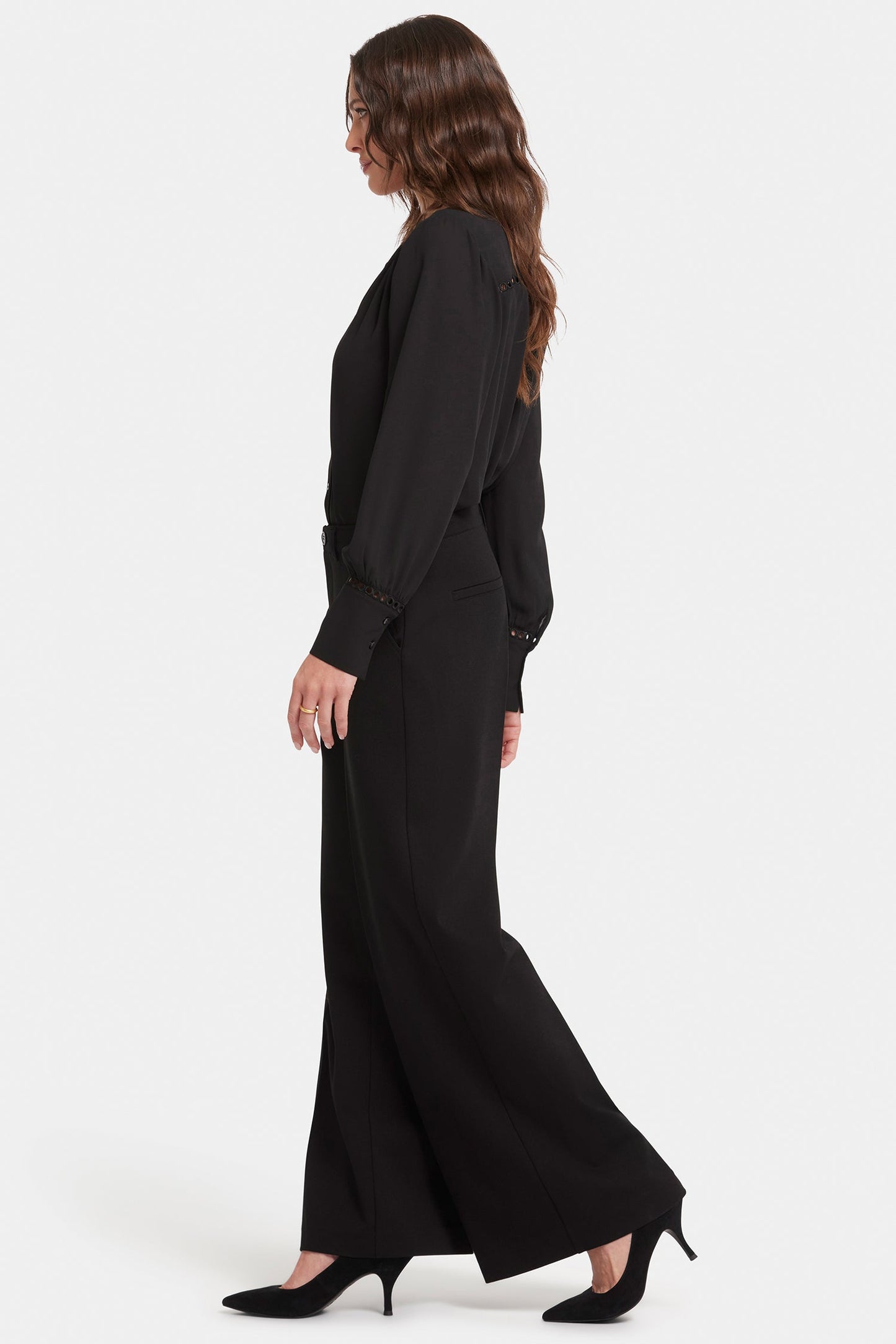 Whitney Trouser Pants In Petite - Black