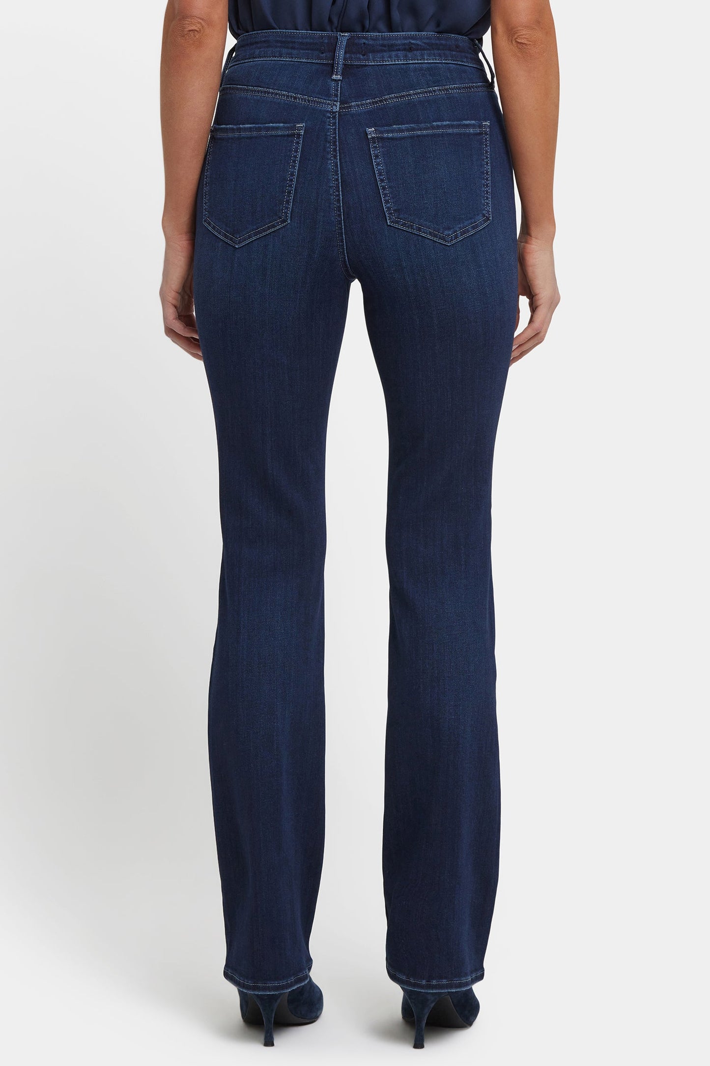 Billie Mini Bootcut Jeans In Petite - Ink Skyline
