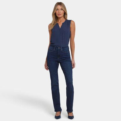 Billie Mini Bootcut Jeans In Petite - Ink Skyline