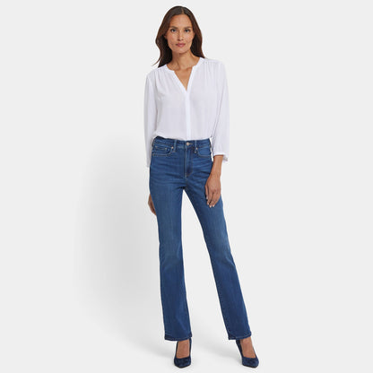 Billie Mini Bootcut Jeans In Petite - Vintage Lapis