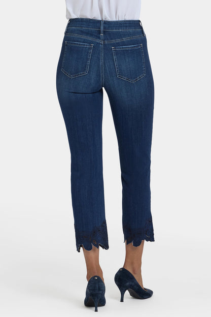 Marilyn Straight Ankle Jeans In Petite - Wonderland