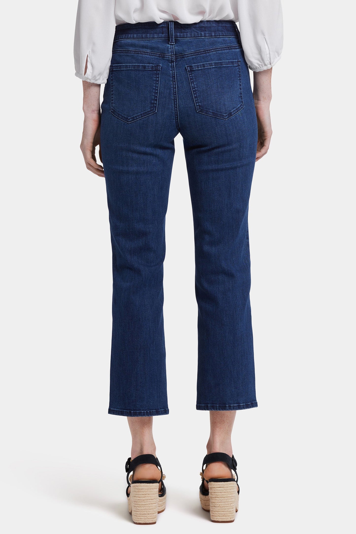 Marilyn Straight Ankle Jeans In Petite - Ibiza Blues
