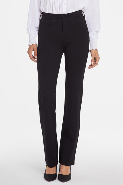 Marilyn Straight Pants In Petite - Black