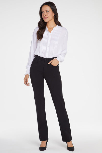 Marilyn Straight Pants In Petite - Black