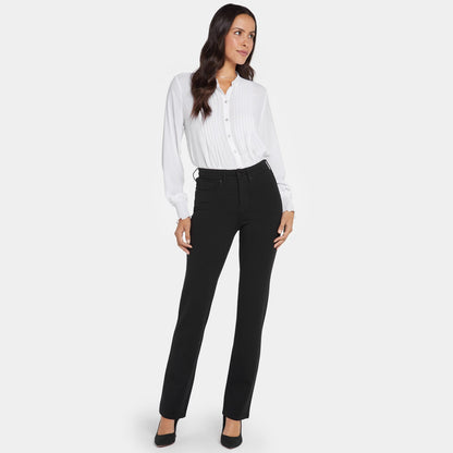 Marilyn Straight Pants In Petite - Black