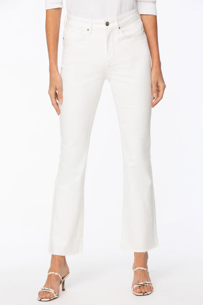 Slim Bootcut Ankle Jeans In Petite - Optic White
