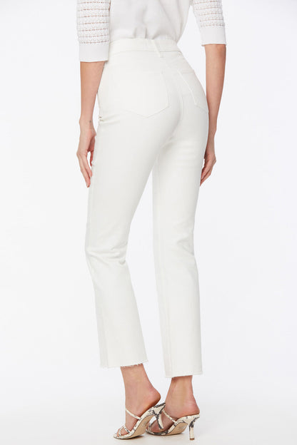 Slim Bootcut Ankle Jeans In Petite - Optic White