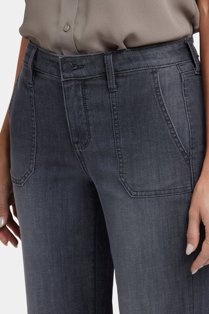 Relaxed Piper Crop Jeans In Petite - Castile Dream