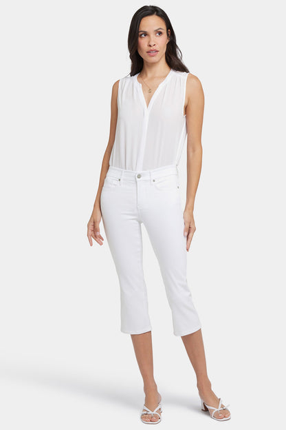 Waist-Match™ Marilyn Straight Crop Jeans In Petite - Optic White