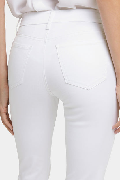 Waist-Match™ Marilyn Straight Crop Jeans In Petite - Optic White