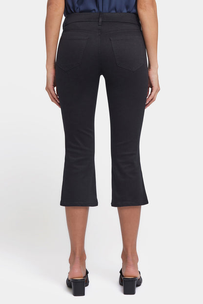 Waist-Match™ Marilyn Straight Crop Jeans In Petite - Black