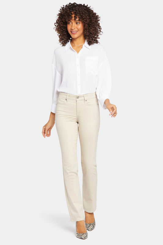 Marilyn Straight Jeans In Petite - Feather