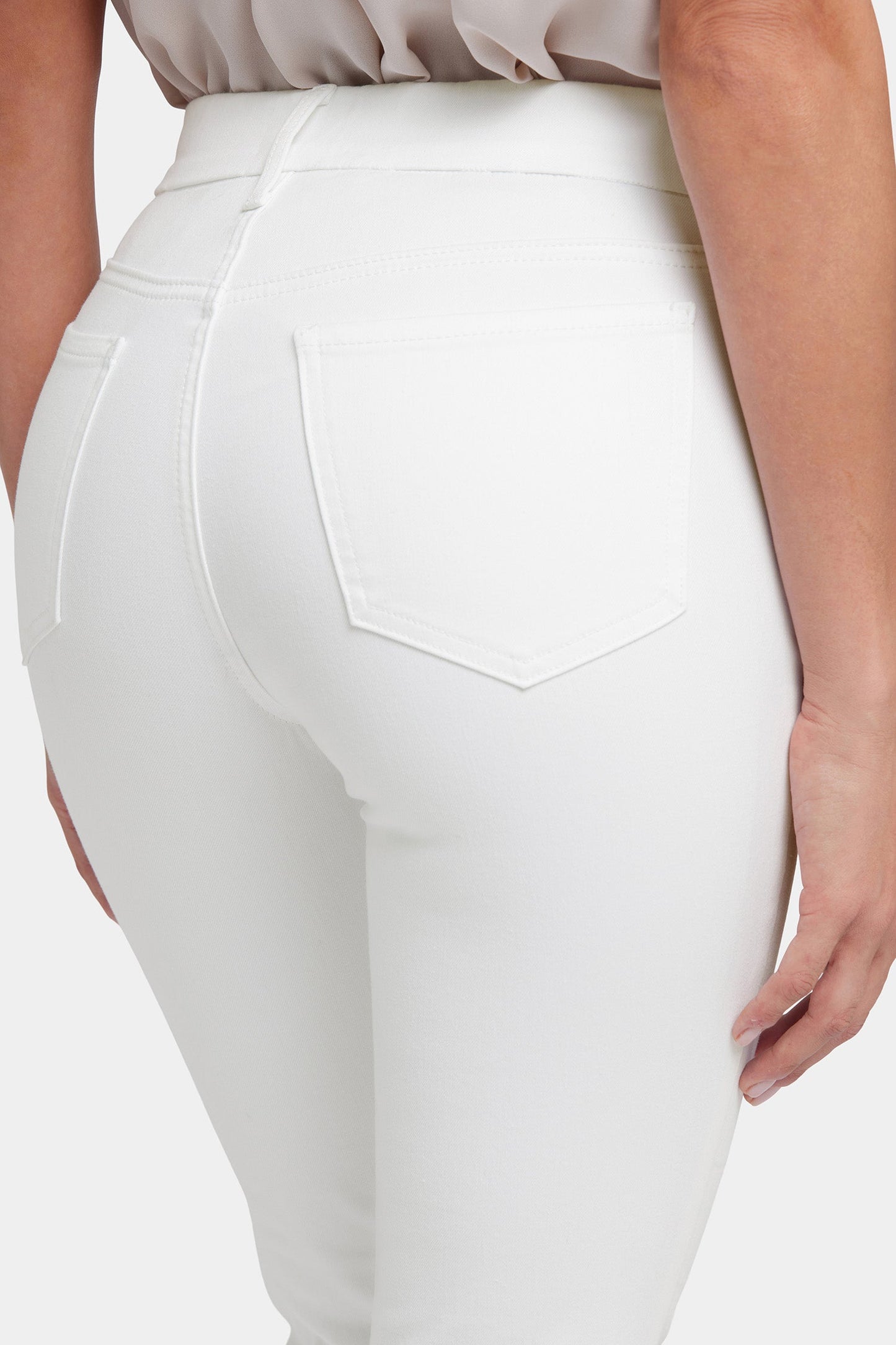 Waist-Match™ Marilyn Straight Jeans In Petite - Optic White