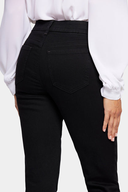 Waist-Match™ Marilyn Straight Jeans In Petite - Black