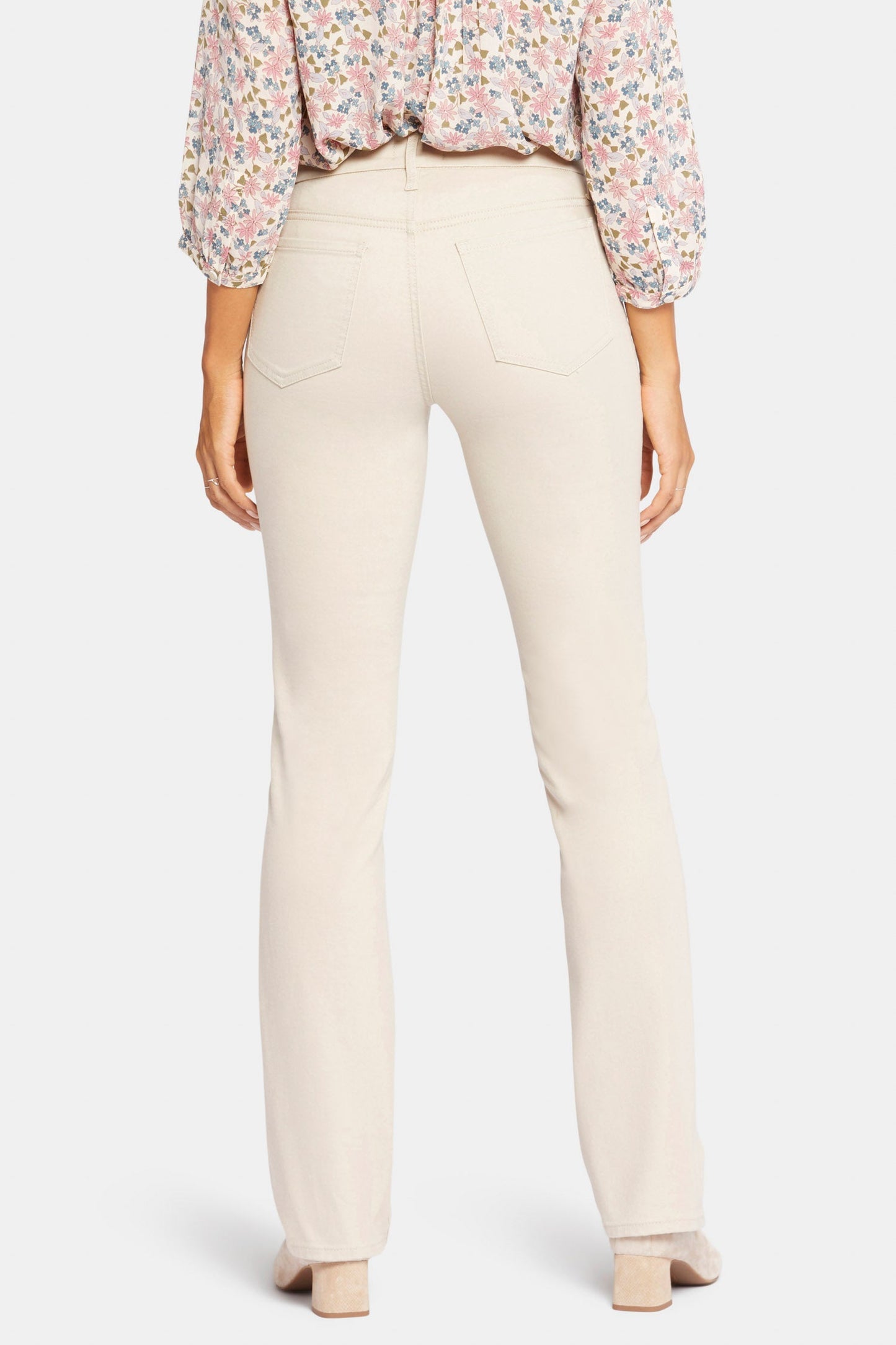 Waist-Match™ Marilyn Straight Jeans In Petite - Feather