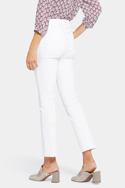 Sheri Slim Ankle Jeans In Petite - Optic White