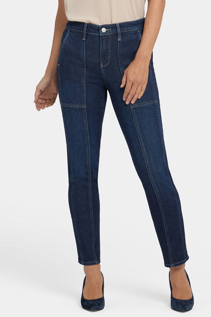 Margot Girlfriend Jeans In Petite - Midnight Breeze
