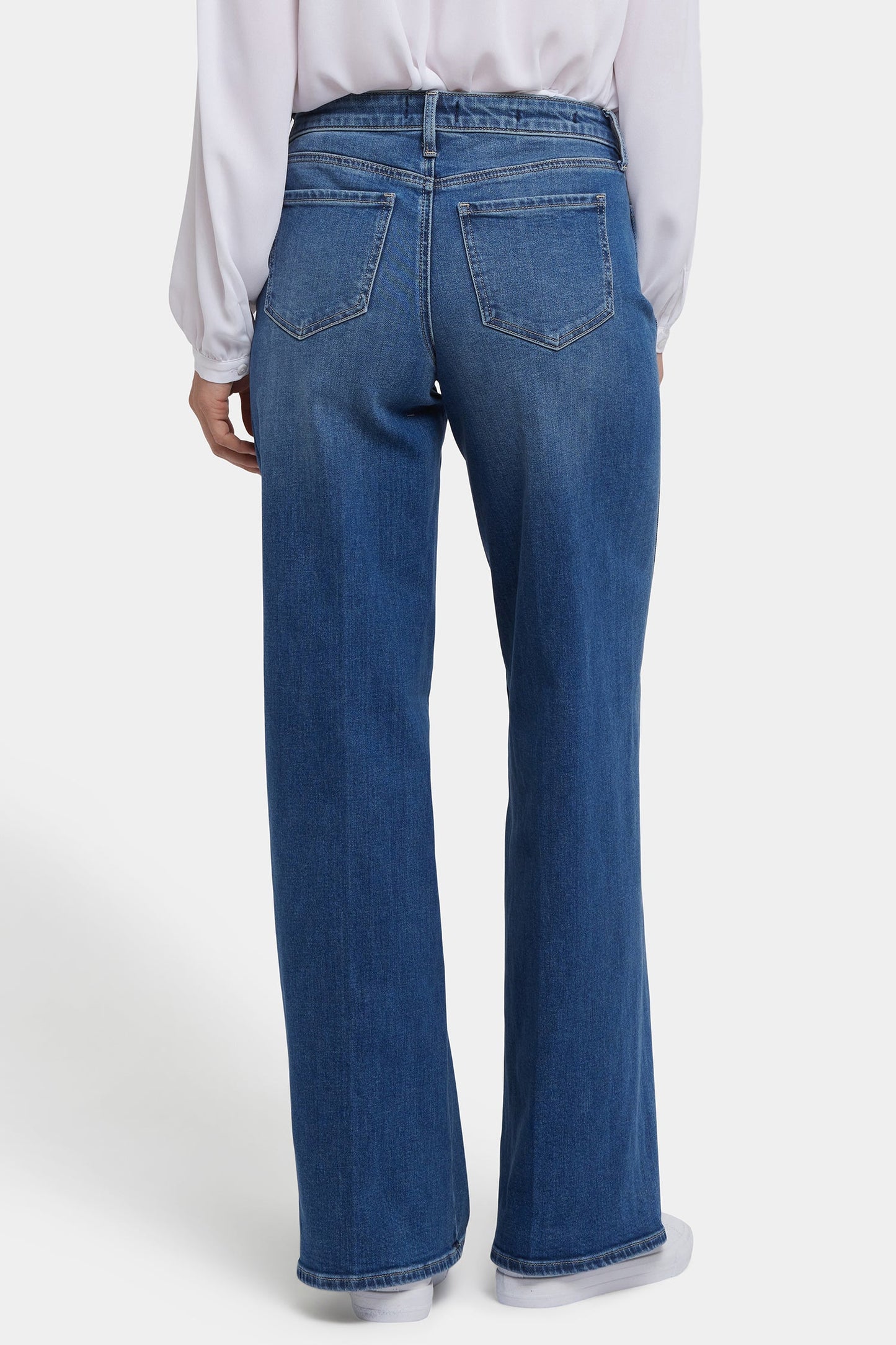 Teresa Wide Leg Jeans In Petite - Romantic Indigo